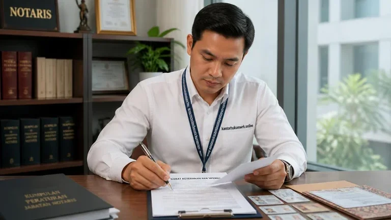 ilustrasi penyusunan surat keterangan hak waris jalur notaris ilustrasi penyusunan surat keterangan hak waris jalur notaris